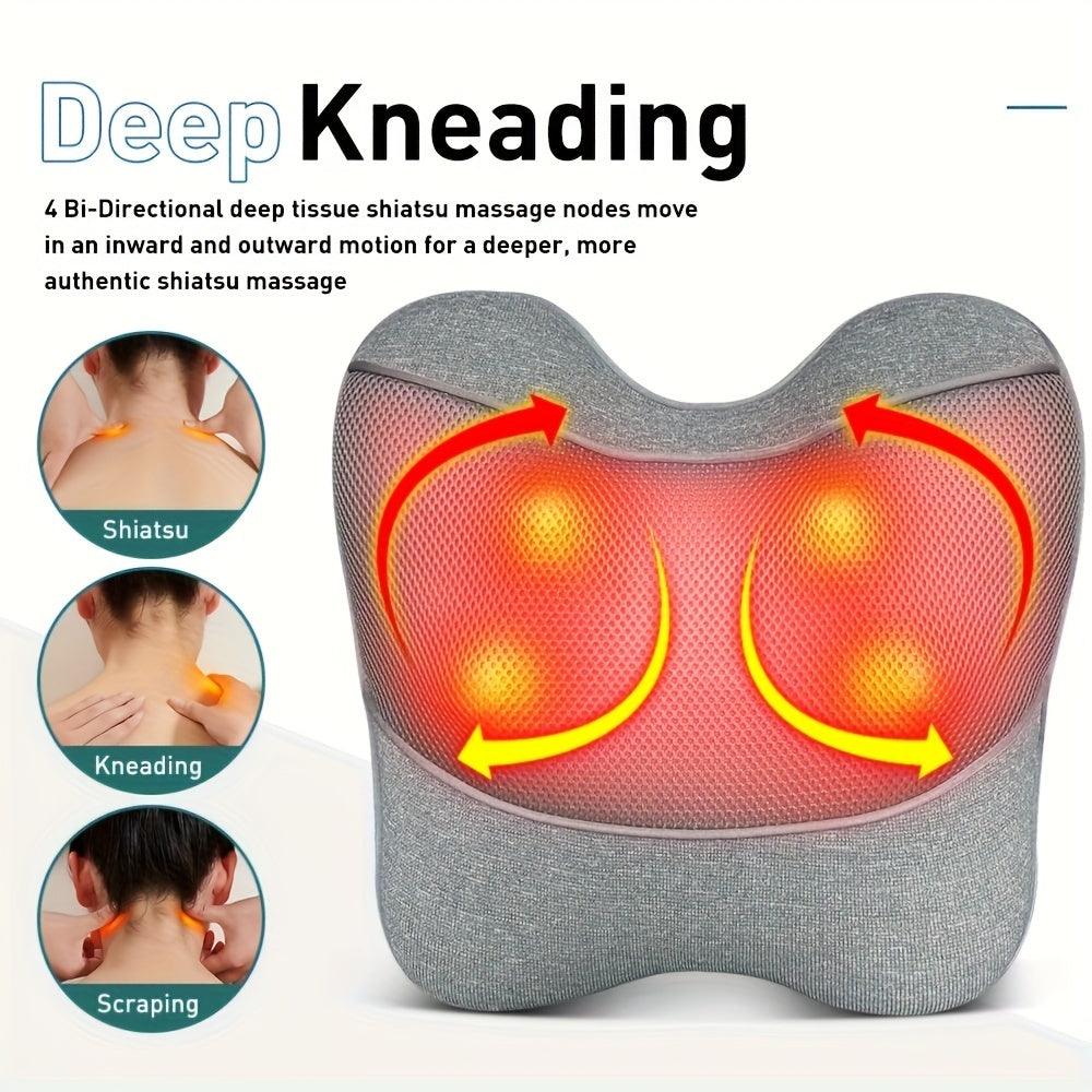 FlexiTherm™ Comfort – Adjustable Heated Massage Pad for Ultimate Relaxation & Pain Relief