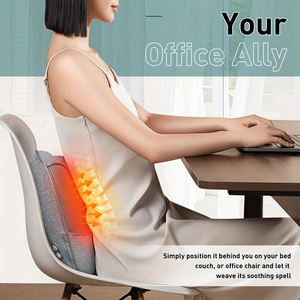 FlexiTherm™ Comfort – Adjustable Heated Massage Pad for Ultimate Relaxation & Pain Relief
