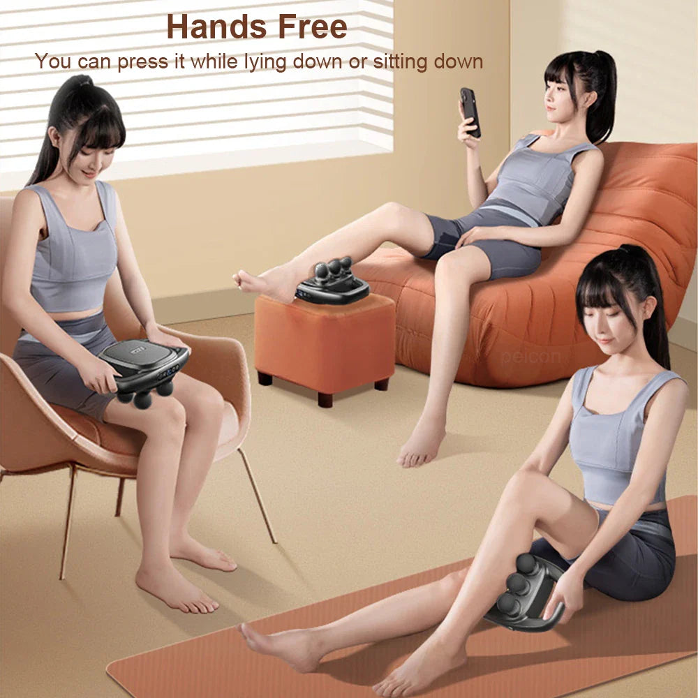 ProPulse 6-Head High-Frequency Fascia Massage Gun