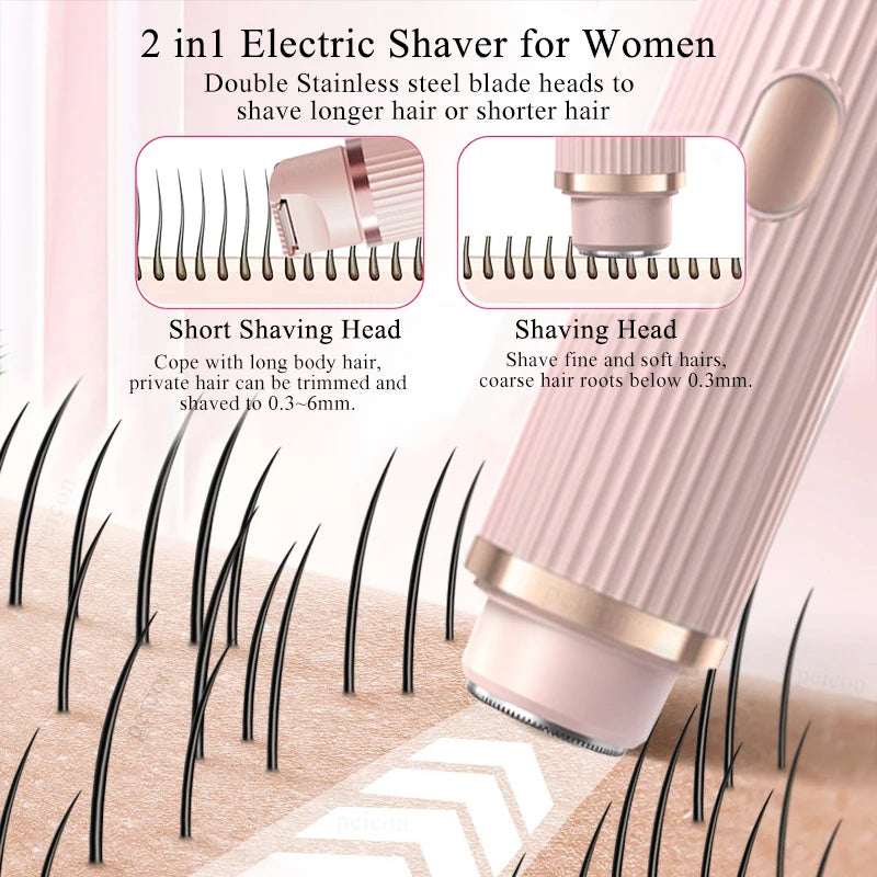 Electric Shaver for Women Bikini Trimmer Facial