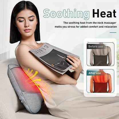 FlexiTherm™ Comfort – Adjustable Heated Massage Pad for Ultimate Relaxation & Pain Relief